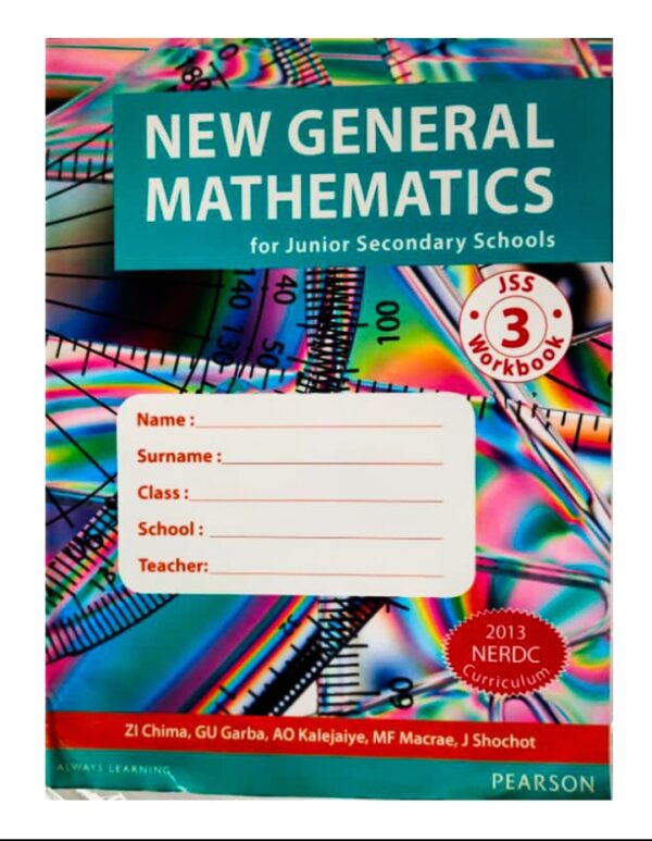 New General Mathematics(For Junior Secondary School Book 3 - workbook)