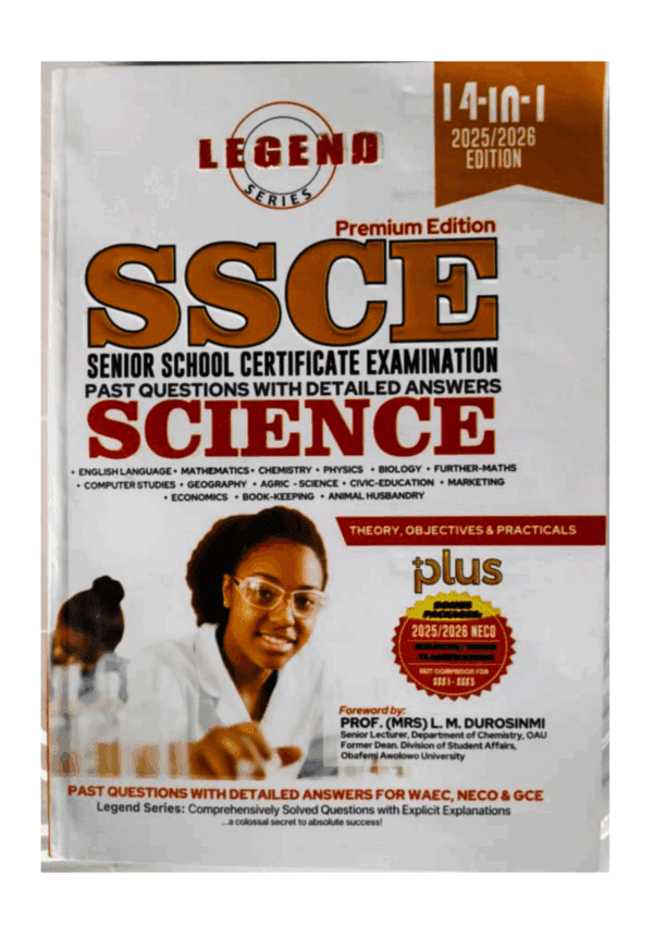 Legend SSCE(For Senior Secondary School Certificate Examination)